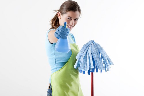 Professional oven cleaning service in a Hammersmith kitchen