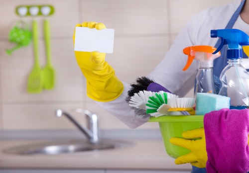 Professional cleaning team in Hammersmith at work