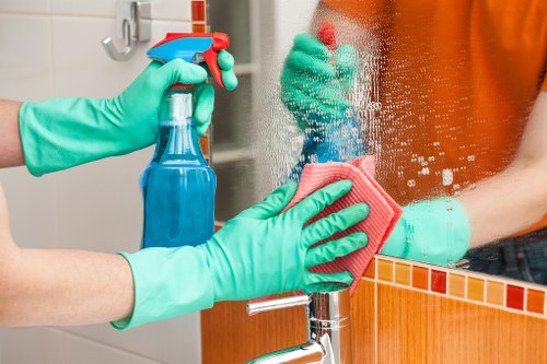 Upholstery stain treatment for a commercial space in Hammersmith