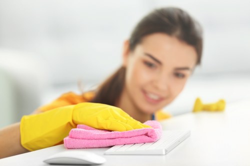 Local technician handling pet stain treatment in Hammersmith