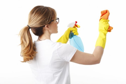 Cleaning moss and algae from outdoor paving in Hammersmith