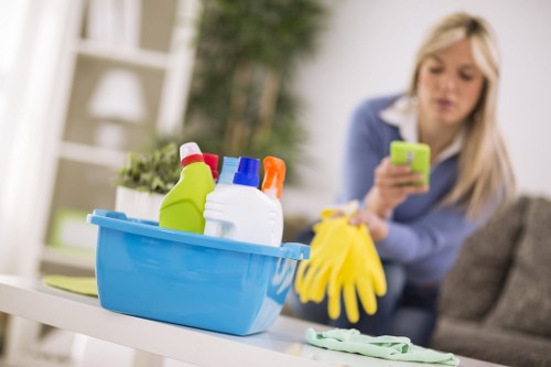 Bathroom deep cleaning in a Hammersmith property ready for new occupants
